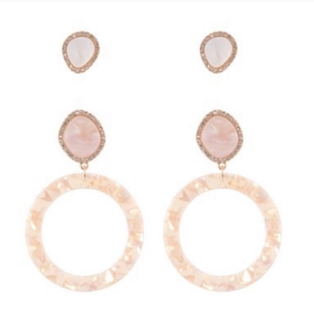 NIB! BAUBLEBAR Resin Hoop Gift Set
